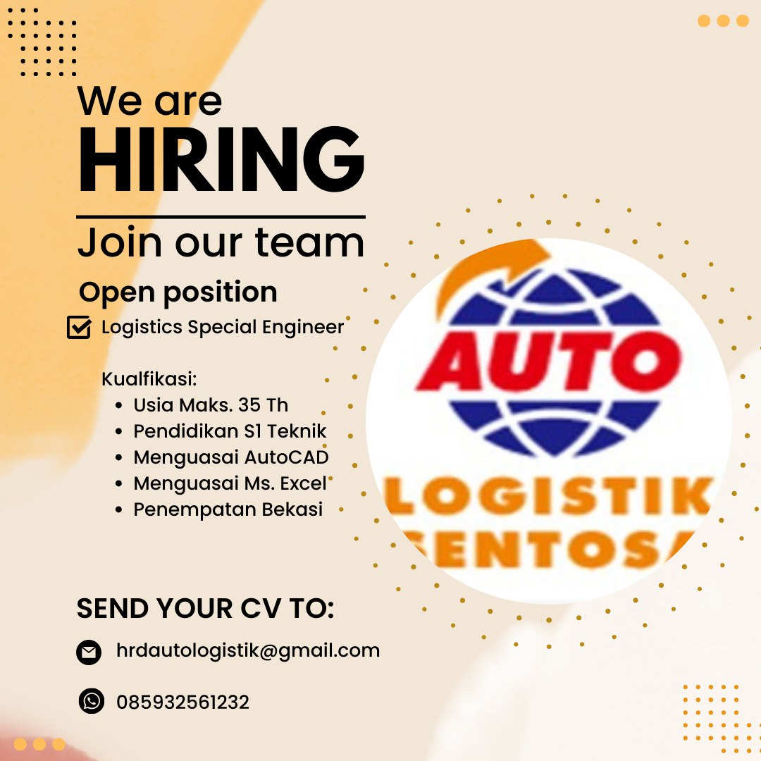 Lowongan Kerja PT. Andalan Utama Transportasi Otomotif (Auto Logistik Sentosa)