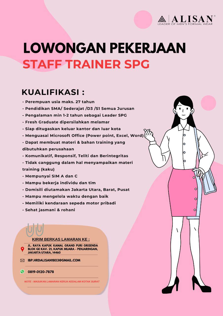 LOWONGAN KERJA ALISAN