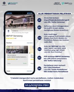 PELATIHAN GRATIS TERBUKA UNTUK UMUM DI BBPVP SEMARANG