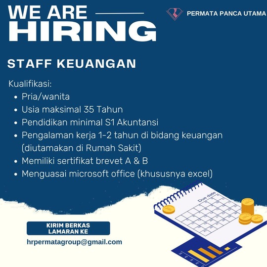 LOWONGAN KERJA PERMATA PANCA UTAMA