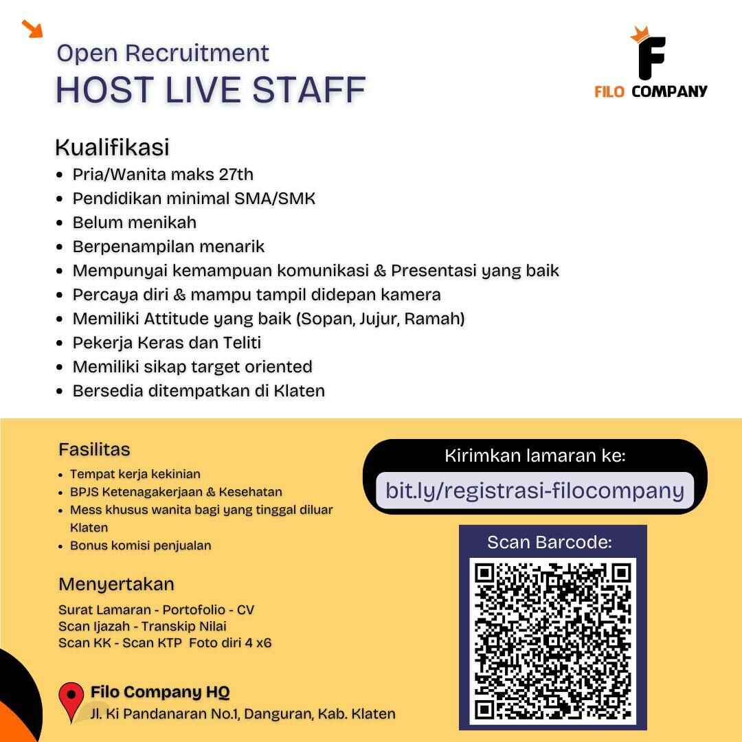 Lowongan Kerja CV Filo Company